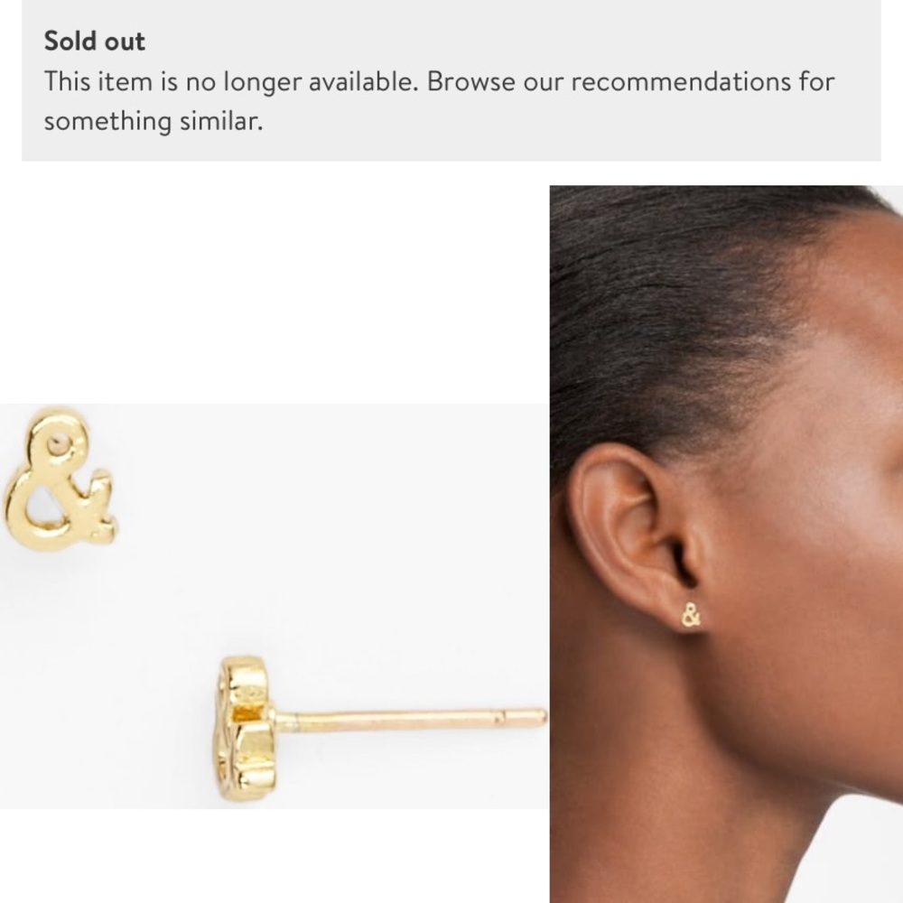 Kate Spade Ampersand Earrings